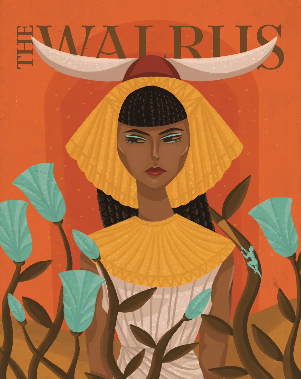 An image of the print version of the Cleopatra Walrus cover